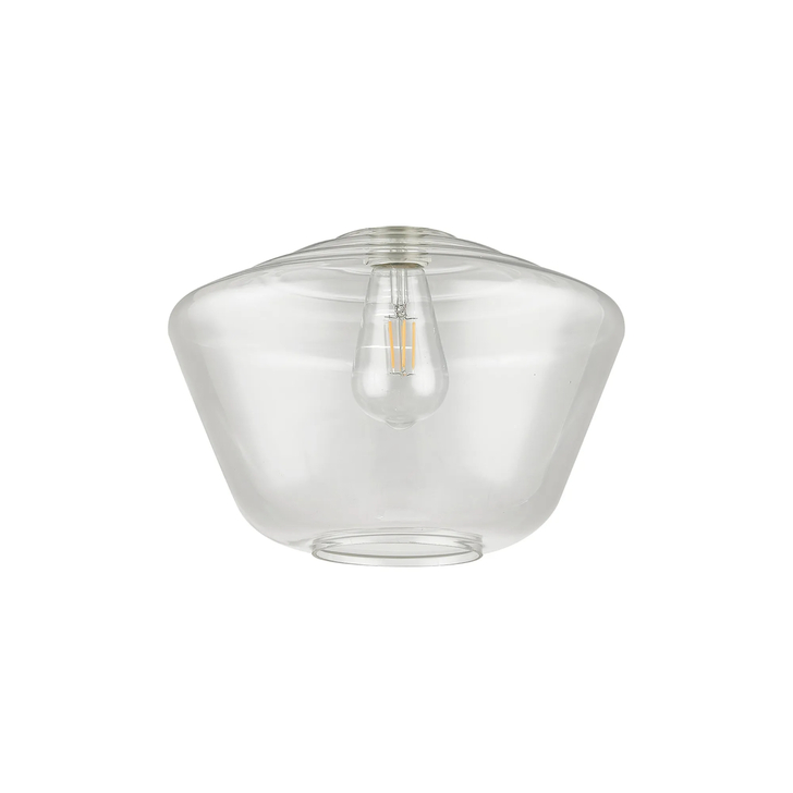 Idolite Devine 30x21.5cm Clear Hexagonal Glass Shade