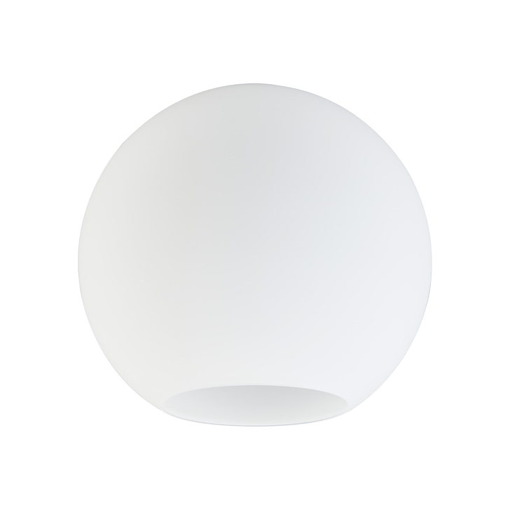 Idolite Devine 30x28cm Open Mouth Round Opal Globe Glass Shade