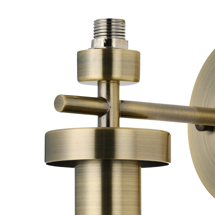 Idolite Devine Antique Brass 1+1 Up & Down Light G9+E27 Wall Light (FRAME ONLY)