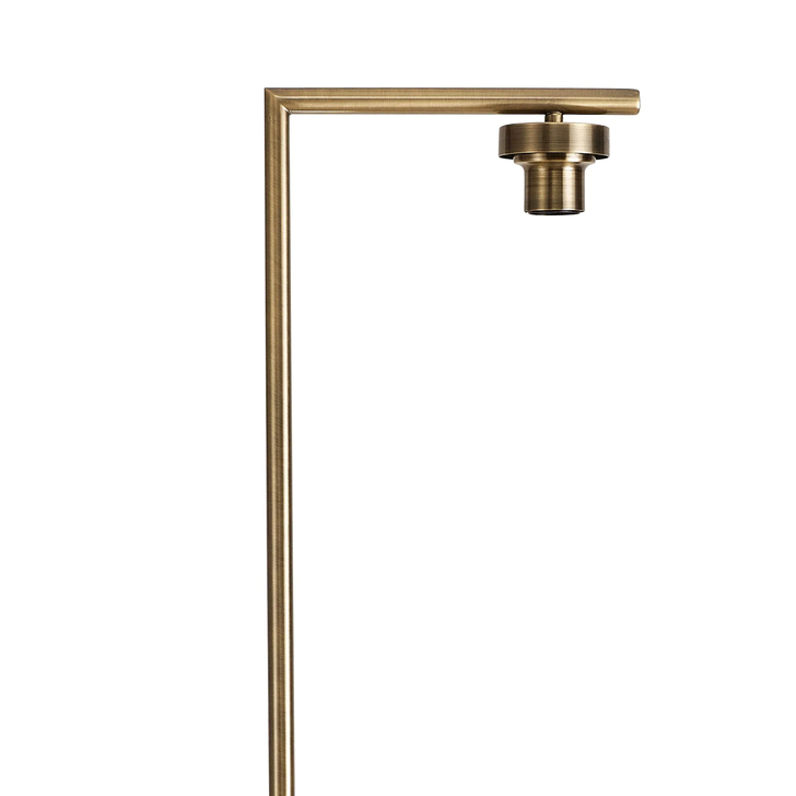 Idolite Devine Antique Brass 1 Light E27 155cm Downward Floor Lamp Without Shade,
