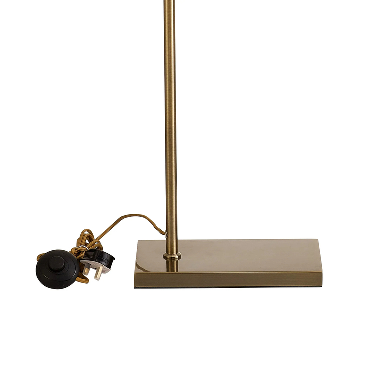 Idolite Devine Antique Brass 1 Light E27 155cm Downward Floor Lamp Without Shade,