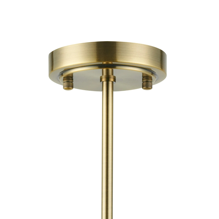 Idolite Devine Antique Brass 5 Light Upward Semi Ceiling (FRAME ONLY)