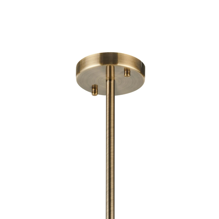 Idolite Devine Antique Brass 6 Light E27 Fixed 3 Arm Pendant (FRAME ONLY)