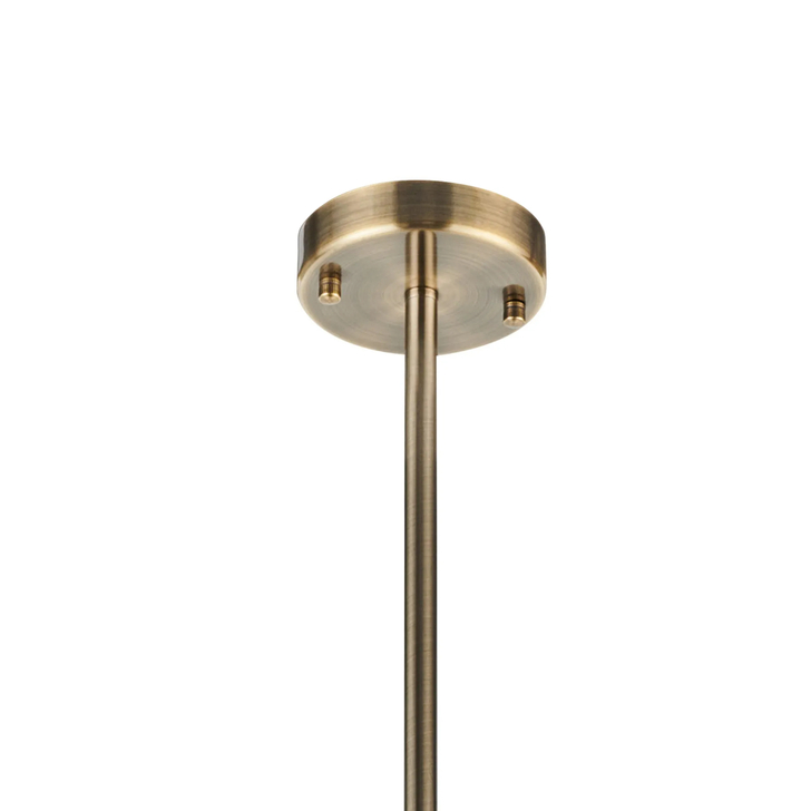 Idolite Devine Antique Brass 8 Light E27 Fixed 4 Arm Pendant (FRAME ONLY)