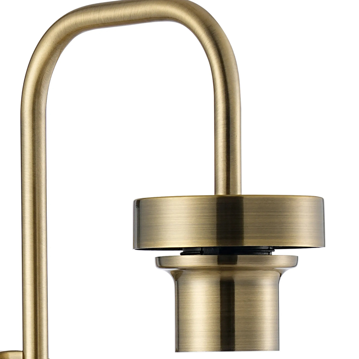 Idolite Devine Antique Brass Curved 1 Light E27 Switched Wall Light (FRAME ONLY)