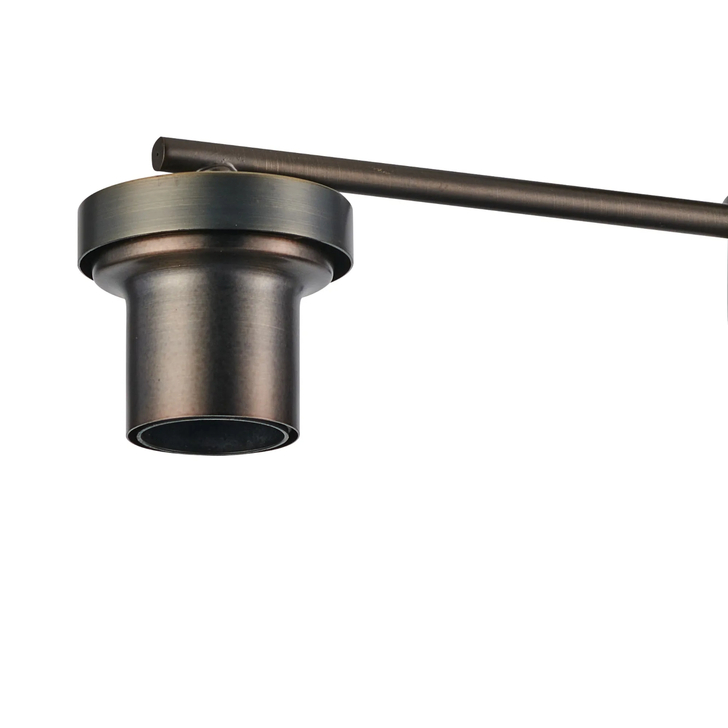 Idolite Devine Matt Bronze 3 Light Downward Semi Ceiling (FRAME ONLY)