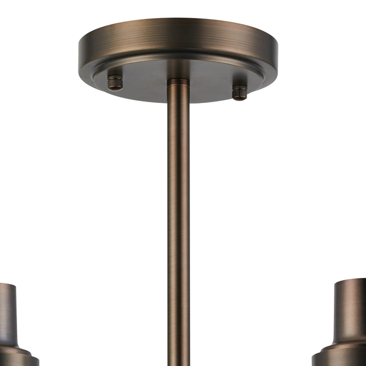 Idolite Devine Matt Bronze 8 Light Upward Semi Ceiling (FRAME ONLY)