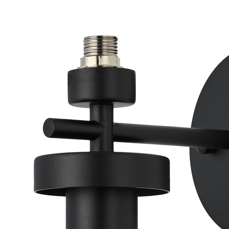 Idolite Devine Satin Black 1+1 Up & Down Light G9+E27 Wall Light (FRAME ONLY)