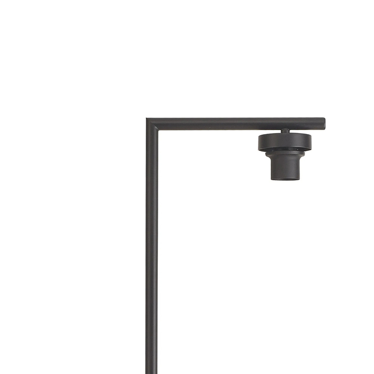 Idolite Devine Satin Black 1 Light E27 155cm Downward Floor Lamp Without Shade,