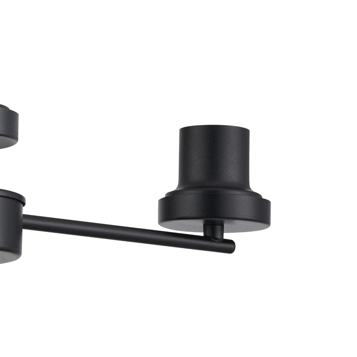 Idolite Devine Satin Black 3 Light Upward Semi Ceiling (FRAME ONLY)