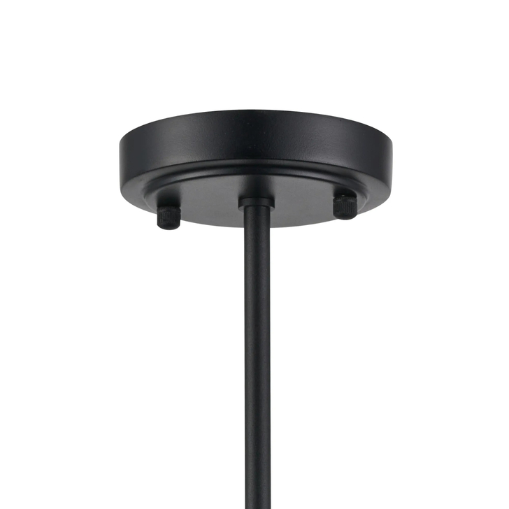 Idolite Devine Satin Black 5 Light Upward Semi Ceiling (FRAME ONLY)