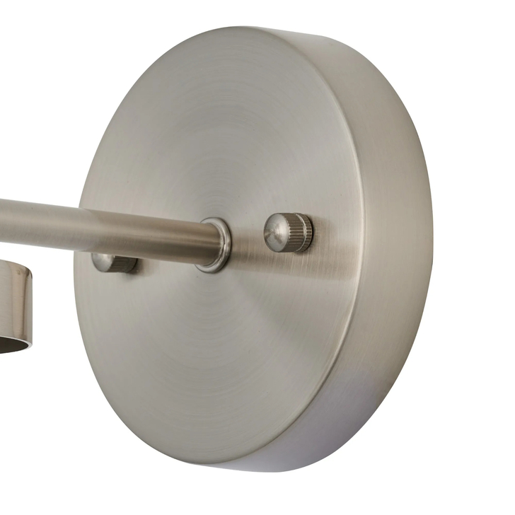 Idolite Devine Satin Nickel 1+1 Up & Down Light G9+E27 Wall Light (FRAME ONLY)