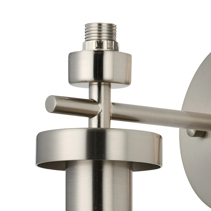 Idolite Devine Satin Nickel 1+1 Up & Down Light G9+E27 Wall Light (FRAME ONLY)