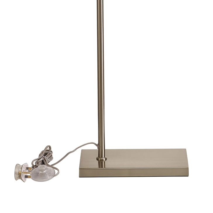 Idolite Devine Satin Nickel 1 Light E27 155cm Downward Floor Lamp Without Shade,