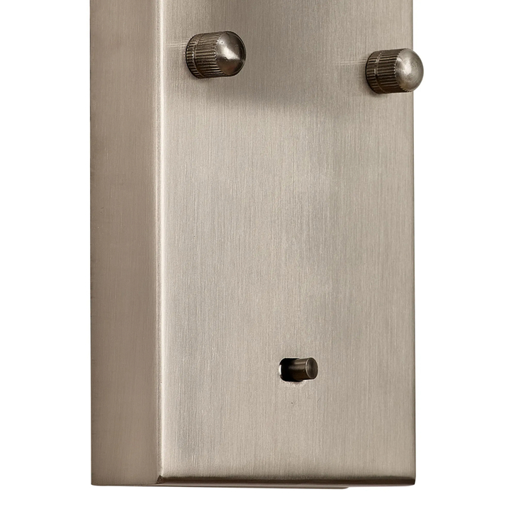 Idolite Devine Satin Nickel 1 Light E27 Switched Wall Light (FRAME ONLY)
