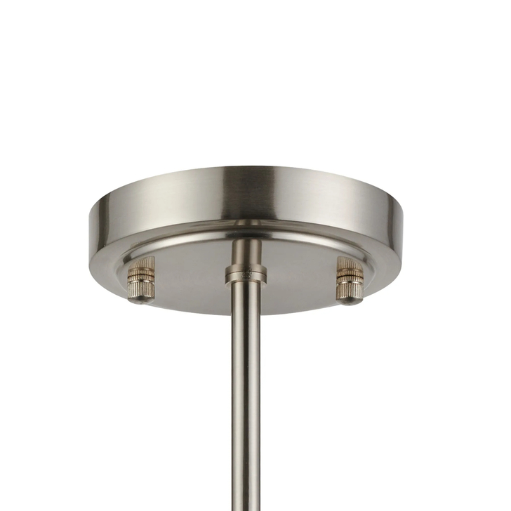 Idolite Devine Satin Nickel 3 Light Downward Semi Ceiling (FRAME ONLY)