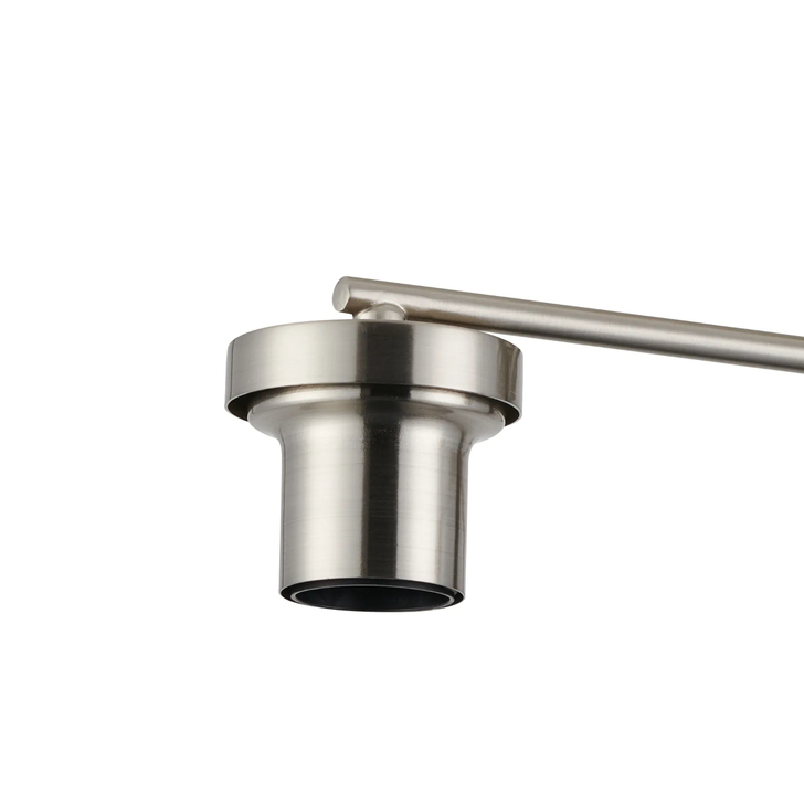 Idolite Devine Satin Nickel 3 Light Flush Ceiling (FRAME ONLY)