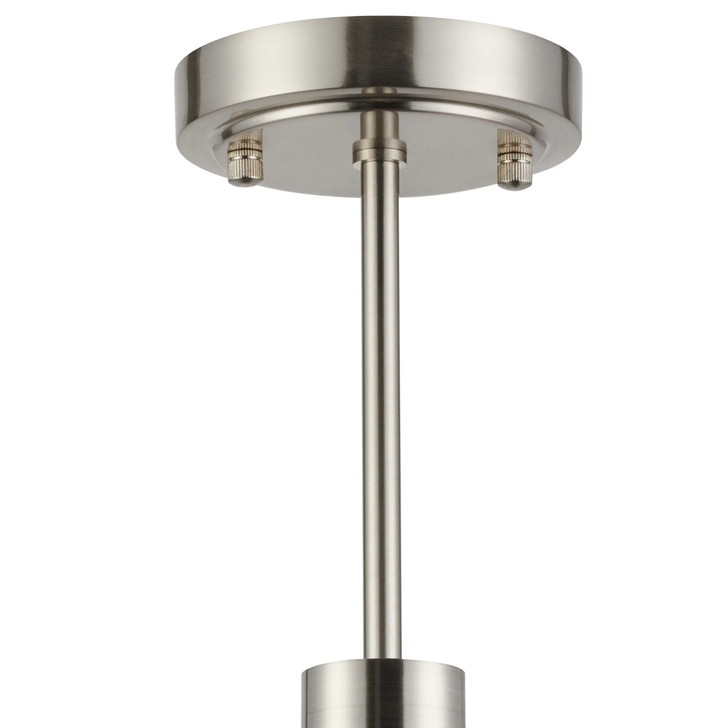 Idolite Devine Satin Nickel 3 Light Upward Semi Ceiling (FRAME ONLY)