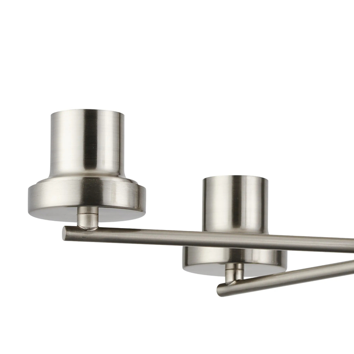 Idolite Devine Satin Nickel 5 Light Upward Semi Ceiling (FRAME ONLY)