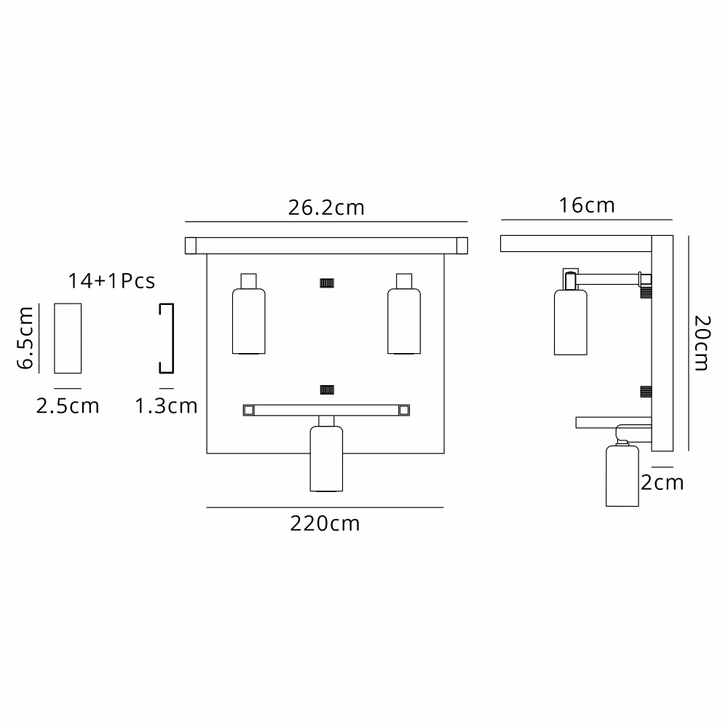 Idolite Duskie Satin Nickel Wall Light Complete With Clear Glass