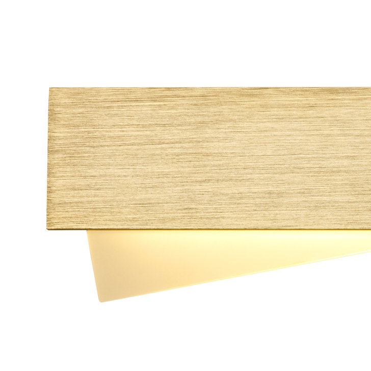 Idolite Embankment Brushed Gold Led Wall Light - 3000K