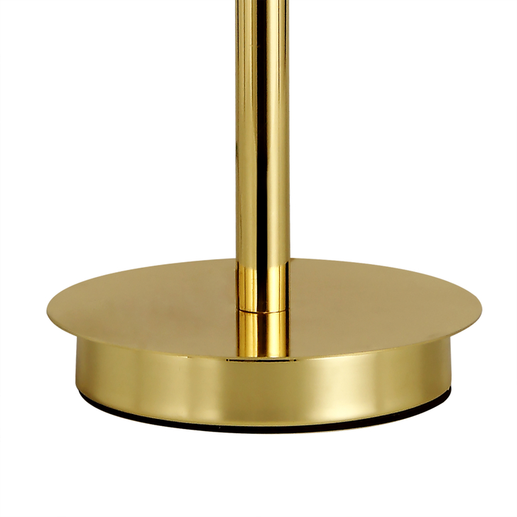 Idolite Euston Polished Gold Twin Table Lamp