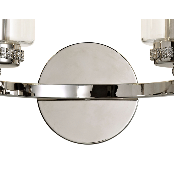 Idolite Euston Polished Nickel Double Wall Light