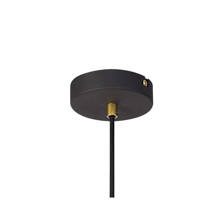 Idolite Fairlop Sand Black/Painted Gold Medium Single Pendant Light