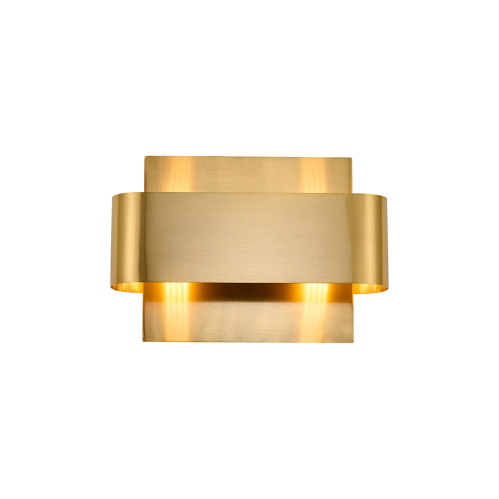 Idolite Garda Wall Lamp: 2 Light G9: Brass Gold
