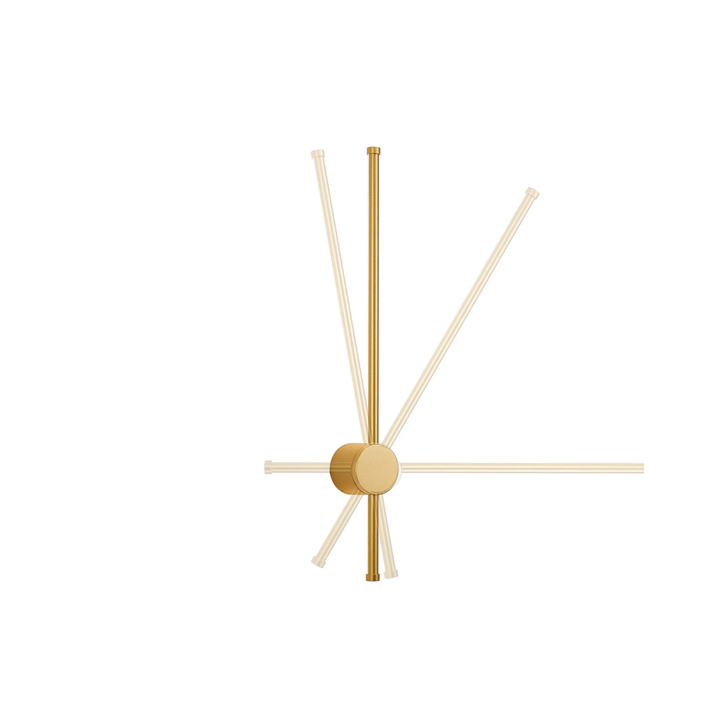 Idolite Ghent Slim Linear Exterior Wall Lamp: 12W LED: 3000K: IP54: Sand Gold