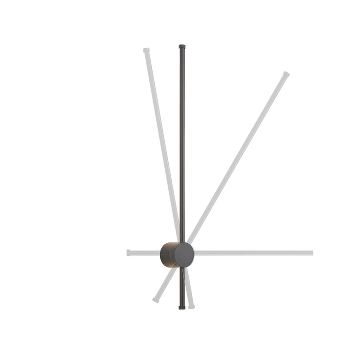 Idolite Ghent Slim Linear Exterior Wall Lamp: 14W LED: 3000K: IP54: Dark Grey