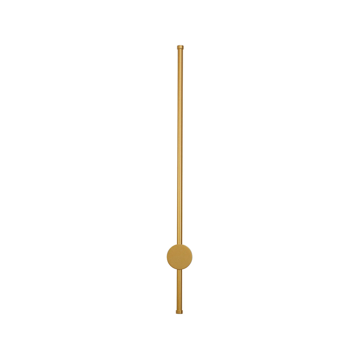 Idolite Ghent Slim Linear Exterior Wall Lamp: 14W LED: 3000K: IP54: Sand Gold