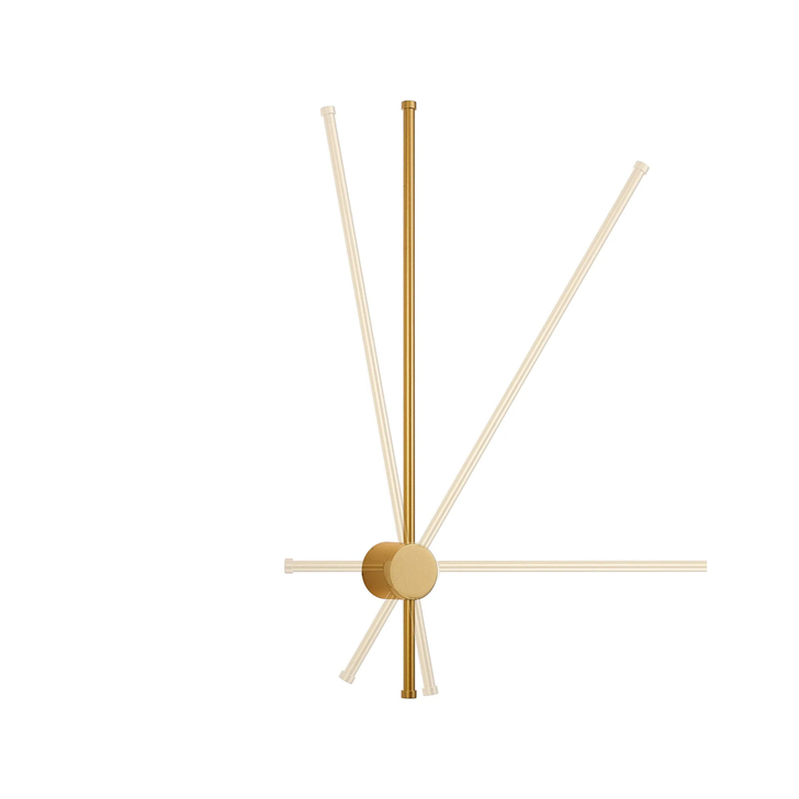 Idolite Ghent Slim Linear Exterior Wall Lamp: 14W LED: 3000K: IP54: Sand Gold