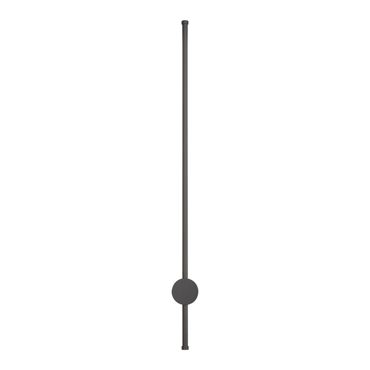 Idolite Ghent Slim Linear Exterior Wall Lamp: 20W LED: 3000K: IP54: Dark Grey