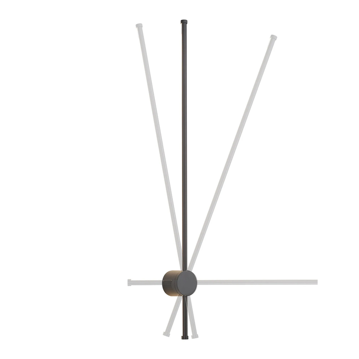 Idolite Ghent Slim Linear Exterior Wall Lamp: 20W LED: 3000K: IP54: Dark Grey