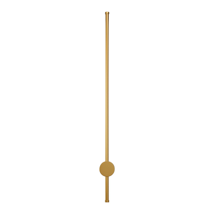 Idolite Ghent Slim Linear Exterior Wall Lamp: 20W LED: 3000K: IP54: Sand Gold