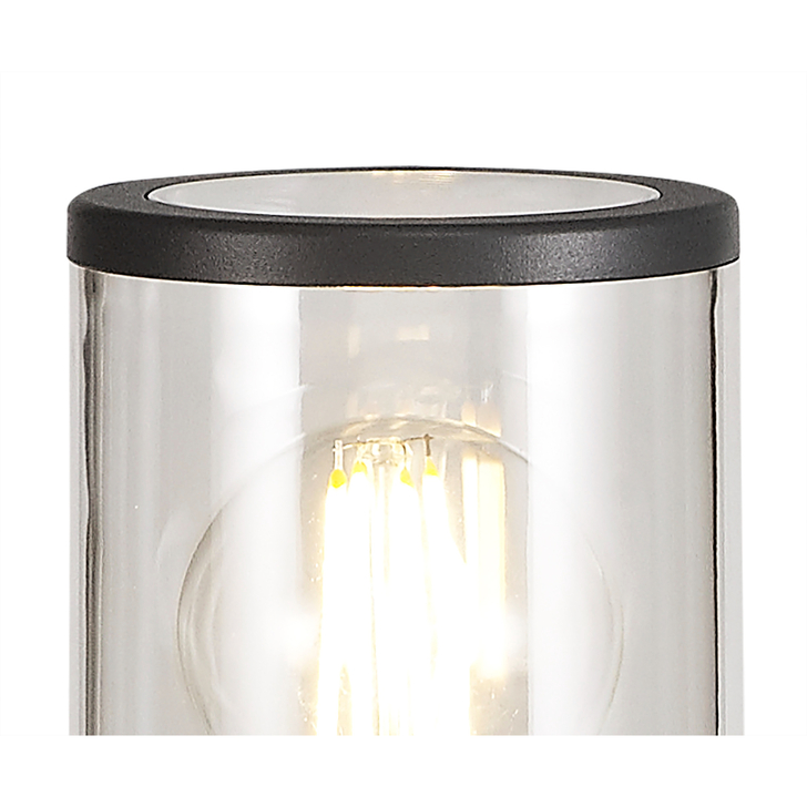 Idolite Hutt Anthracite 45CM Exterior Post Lamp Complete With Clear Glass - IP54