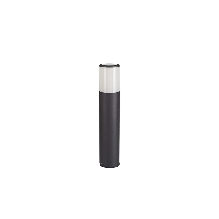 Idolite Hutt Anthracite 45CM Exterior Post Lamp Complete With Opal Glass - IP54