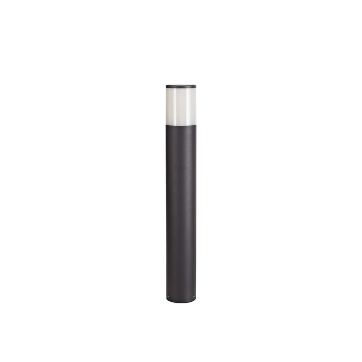 Idolite Hutt Anthracite 65CM Exterior Post Lamp Complete With Opal Glass - IP54