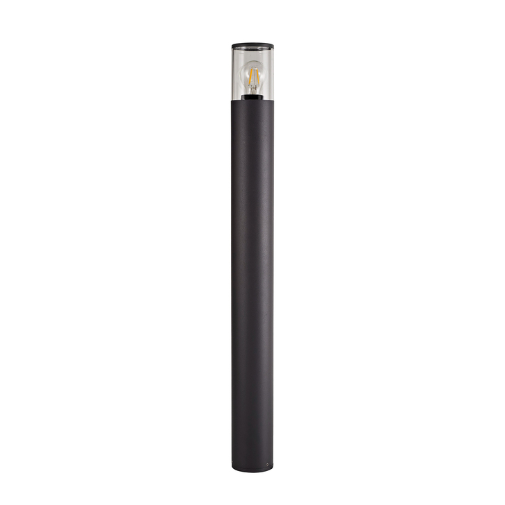 Idolite Hutt Anthracite 90CM Exterior Post Lamp Complete With Clear Glass - IP54