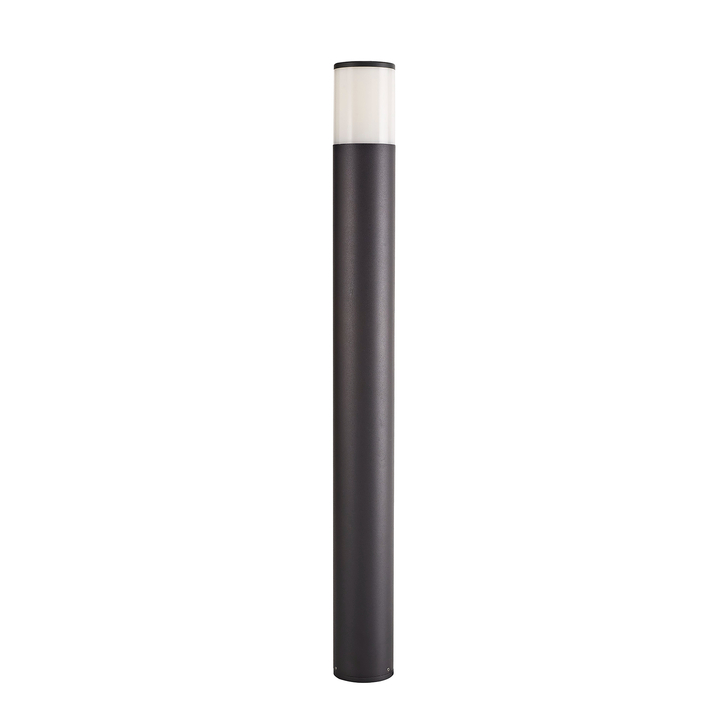 Idolite Hutt Anthracite 90CM Exterior Post Lamp Complete With Opal Glass - IP54