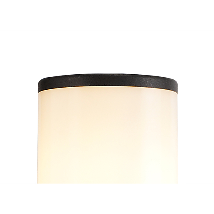 Idolite Hutt Anthracite 90CM Exterior Post Lamp Complete With Opal Glass - IP54