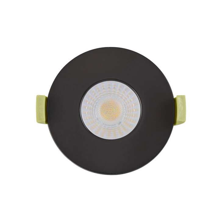 Idolite Imre 4/6/8W: Triac Dimmable 4CCT LED Fire Rated Downlight: Dark Brown Fascia: Cut Out: 70mm: 400/600/800lm: 60 Deg: IP65 DRIVER INC. 5yrs Wrnty