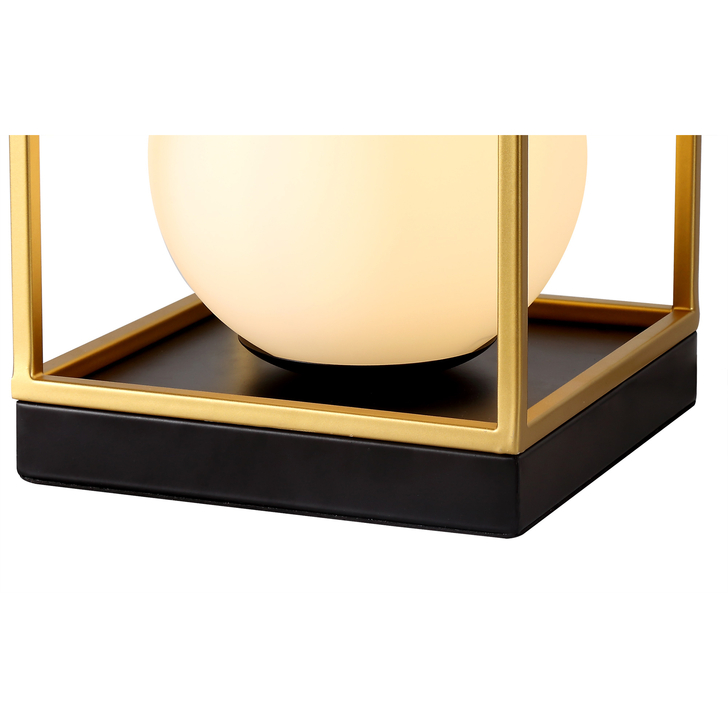 Idolite Julikske Matt Black/Painted Gold Table Lamp