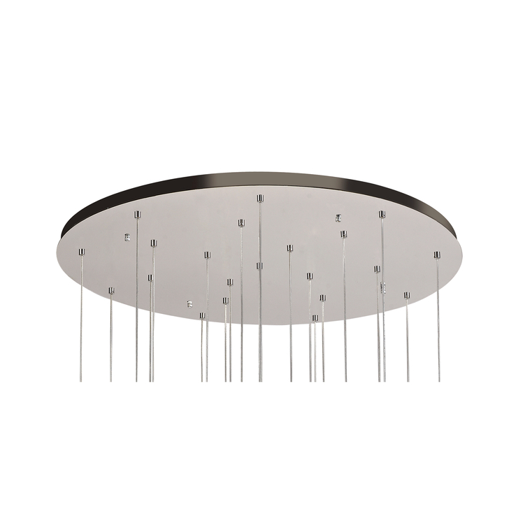 Idolite Karoma Polished Chrome Finish 21 Light LED Pendant - 3000K