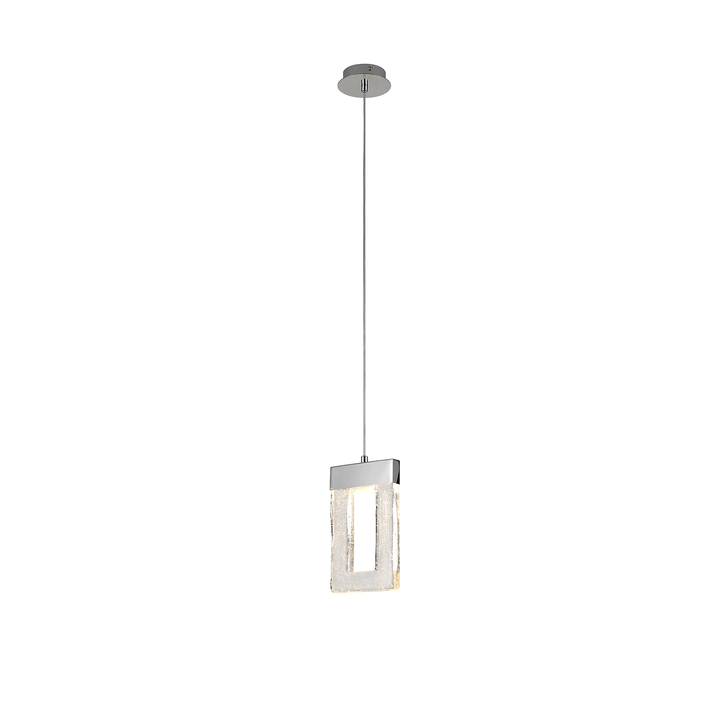 Idolite Karoma Polished Chrome LED Single Pendant Light - 3000K