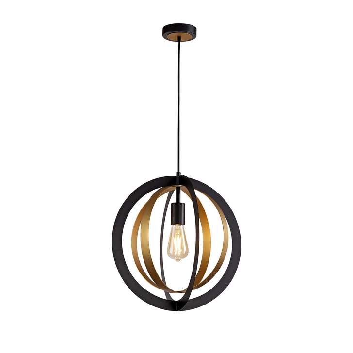 Idolite Kekes Satin Gold/Black Single Pendant