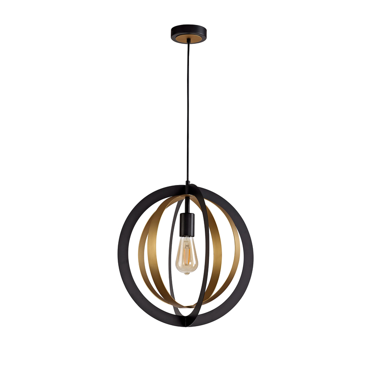 Idolite Kekes Satin Gold/Black Single Pendant