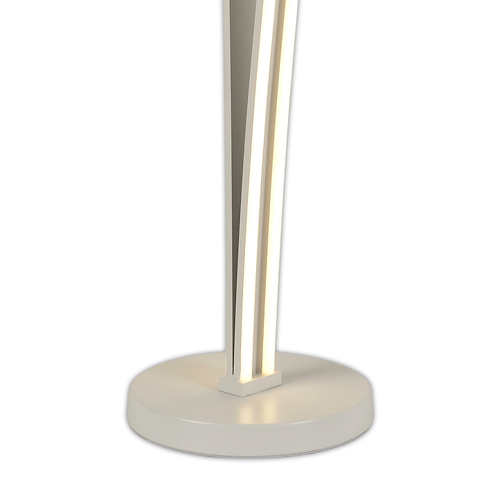 Idolite Kensington White 2 Light Led Floor Lamp - 4000K