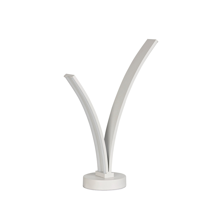 Idolite Kensington White 2 Light Table Lamp - 4000K